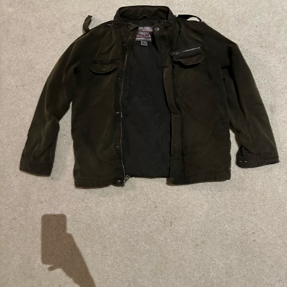 Signature by Levi Strauss Green Military Field Jacket